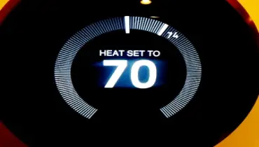 New digital thermostat.
