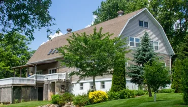Barn that was converted into a home.