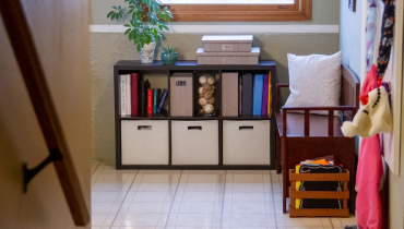 Basement storage cubes