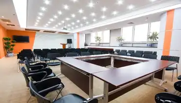 Modern conference room.